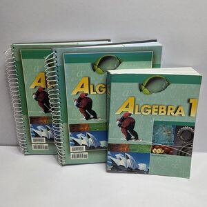 BJU Press Algebra 1 Student Textbook & Teacher Edition Set Second Edition Books